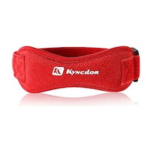 Padalink 1 Adet Nefes Alabilir Dizlik Bandı - Kırmızı Renk, Patella Koruma Ve Destek İçin Kırmızı