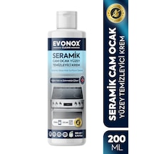 Clean Seramik Cam Ocak Yüzey Temizleyici Krem 200 Ml Tekli