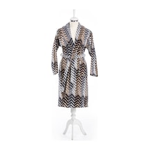 Özdilek Hawai Eclectic Kadife Şal Yaka Bornoz L Beden 334196 Kahverengi