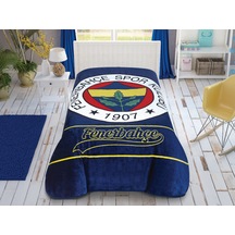 Taç Lisanslı Battaniye Fenerbahçe Striped Tek Kişilik