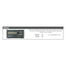 Atak Ank442t Eko Reverb Usb Trafolu 2x450 Watt Power Mikser Anfi
