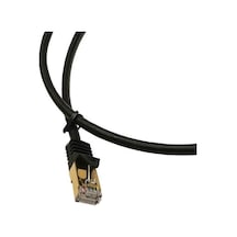 30 Cm Cat7 Kablo 0.3 Metre Siyah Cat7 Kablo
