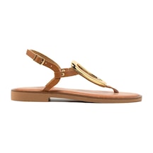3 Nude Sandalet Kadın 22035 Myconian 2025 Greek Sandal 3 Nude