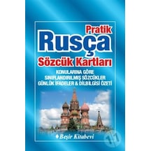 Pratik Rusça Sözcük Kartları- Beşir Kitabevi