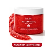Lucille %100 Vegan Çilek Aromalı Vücut Scrub 250 ML