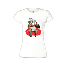 How I Met Your Mother Beyaz Kadın Tshirt 001