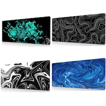 Sones Büyük Soyut Mouse Pad Oyuncu Ofis Bilgisayar Masası Matı, Boyut: 300x800x2mm Soyut Akışkan 25