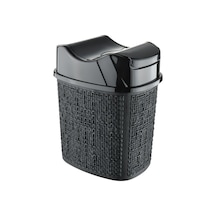 Practical Çöp Kovası 5,5 Lt.-siyah Siyah
