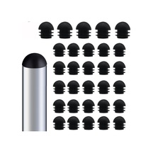 Fosenze 30 Adet Plastik Tüp Uç Kapakları - 19 Mm 3/4 İnç Masa Sandalye Kaydırma Korumalı Dış Mekan Mobilya Tüp Korumaları