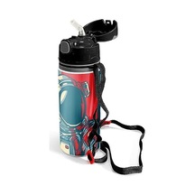 Pipetli Alüminyum Matara 600 Ml .