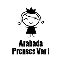 Arabada Prenses Var Sticker 10 X 13 Cm
