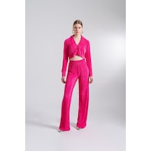 Holly Lolly Beli Lastikli Esnek Comfy Pantolon Pembe