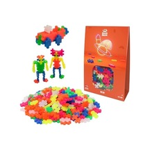 300 Elementli Mini Neon Klocki Seti, Eğlenceli İnşa Oyunları