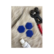 Mavi Altıgen Sanatsal Mozaik 48x48mm 100gr