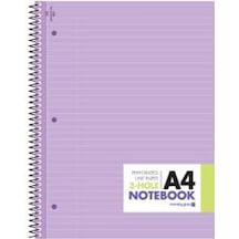 Morning Glory 5000 A4 Çizgili Defter Mor 11111-84605