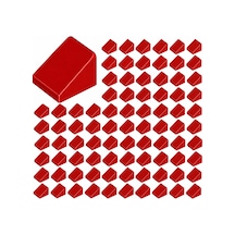 Yedek Parçalar: Slope: 100 Adet 1x1x2/3 Kırmızı - Red 54200