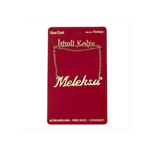 Meleksu İsimli Kolye -sarı N711 altın