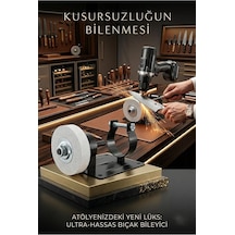 Tr Matkap Uyumlu Bıçak Bileme Aparatı - Sabitleme Standlı Profesyonel Bileyici 722937