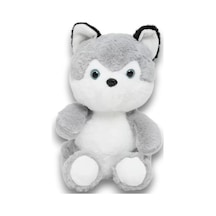 Selay Toys Pelüş Gri Husky 25 Cm 4442