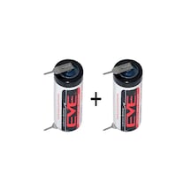 Eve Er14250 3.6v 1/2 Aa Kısa Lityum Pil 2 Ayaklı-2 Adet
