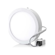 Sekatech Led Panel Aydınlatma 24w Yuvarlak Beyaz 6500k Sıva Üstü Çok Renkli