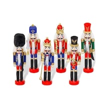 Kurşun Asker Ahşap Dekoratif Eşya 13 Cm 6 Lı Set