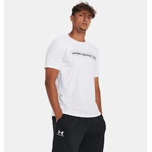 Under Armour Ua Camo Chest Stripe Erkek T-shirt 1376830-100 Beyaz