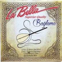La Bella 0,18 Kısa Sap Bağlama Takım Tel