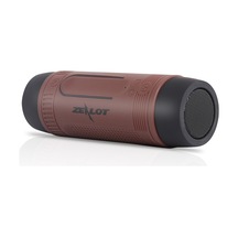 Skycity "zealot S1 Taşınabilir Bluetooth Hoparlör: Fm Radyo, Tf Kart, 4000mah Pil, Su Geçirmez, Led Işık Ve Mikrofonlu"