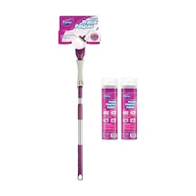 Parex Pratik Paspas Çift Sıkmalı + 2'li Yedek Mop