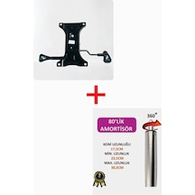 Cemre Ticaret Çift Kollu Mekanizma+80'lik Krom Amortisör