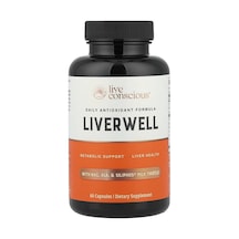 Live Conscious, Liver Well With Na-c & Ala & Siliphos Milk Thistle, 60 Capsules