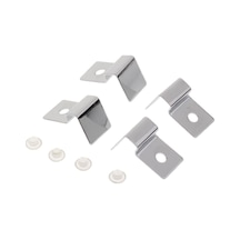 Suntek 4 Adet Paslanmaz Çelik Akvaryum Balık Tankı Cam 8mm