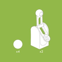 Hubelino Marble Run Gravity Hammer Genişletme Yapım Seti 6 Parça 420657