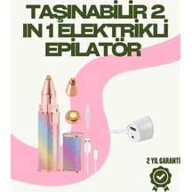8000 Rpm Taşınabilir Epilatör Kaş Düzeltici Ve Dudak Epilatörlü Pille Çalışan