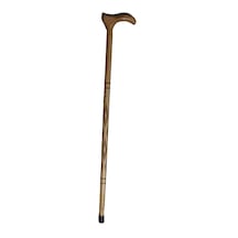 Ahşap Baston, Desenli, 90cm