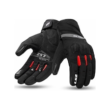 Ls2 Waterproof Eldiven Jet 3 Kırmızı-siyah Kışlık