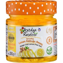 Antalya Reçelcisi Zencefilli Limon Kabuğu Reçeli 290g Şekeri Meyveden