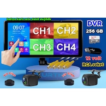 Dvr Dokunmatik Ekran Ve 2 Adet Ahd 720p Nesne Tanıma Sesli İkaz