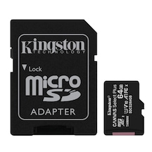 Kingston 64Gb Sdxc Class 10 Uhs-I Canvas Select Plus Microsd Hafıza Kartı