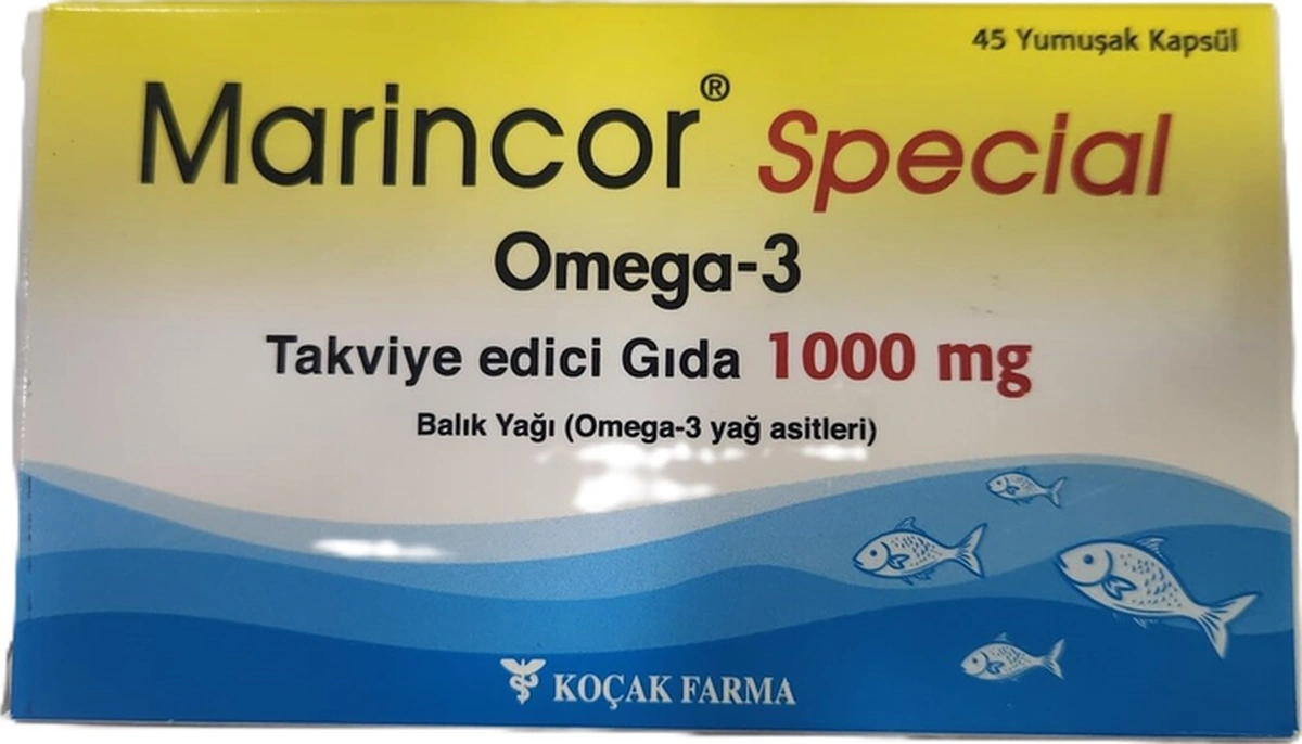 Marincor Special 1000 Mg 45 Yumuşak Kapsül