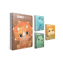 Gıpta A4 80 Yaprak Kareli Dino Notes Spiralli Karton Kapak Defter 7183000 Standart