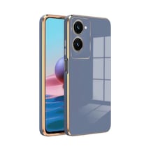 Mey İthalat Vivo Y18 Kılıf Volet Silikon - Mavi