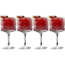 Paşabahçe Elysia Ayaklı Martini Kadeh - 4 Lü Çok Amaçlı Sunum Bardağı