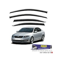 Skoda Octavia Cam Rüzgarlığı Kromlu 2013+ Niken