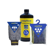 Goodyear Oto Şampuan Mikrofiber Bez Ve Yıkama Eldiven Seti