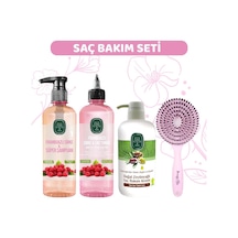 Eyüp Sabri Tuncer Frambuazlı Şampuan, Sirke, Saç Kremi Ve Saç Fırçası