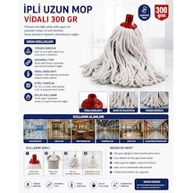 İpli Uzun Mop Vidalı 300 Gr