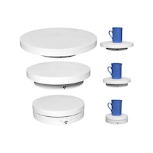 Upway 360 Dönebilen Kumandalı 3 İn 1 Ürün Teşhir Ve Çekim Standı 23 Cm Tabla Akıllı Salınım Modu