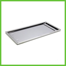 Bezos Dikdörtgen Krom Plakalık Araba Plaka Altlığı 30x16cm Dmc